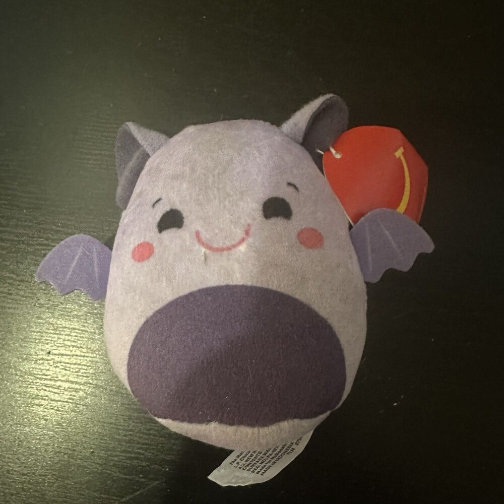 Squishmallows 2025 McDonald’s Happy Meal Plush Zumirez The Bat With Tag‎